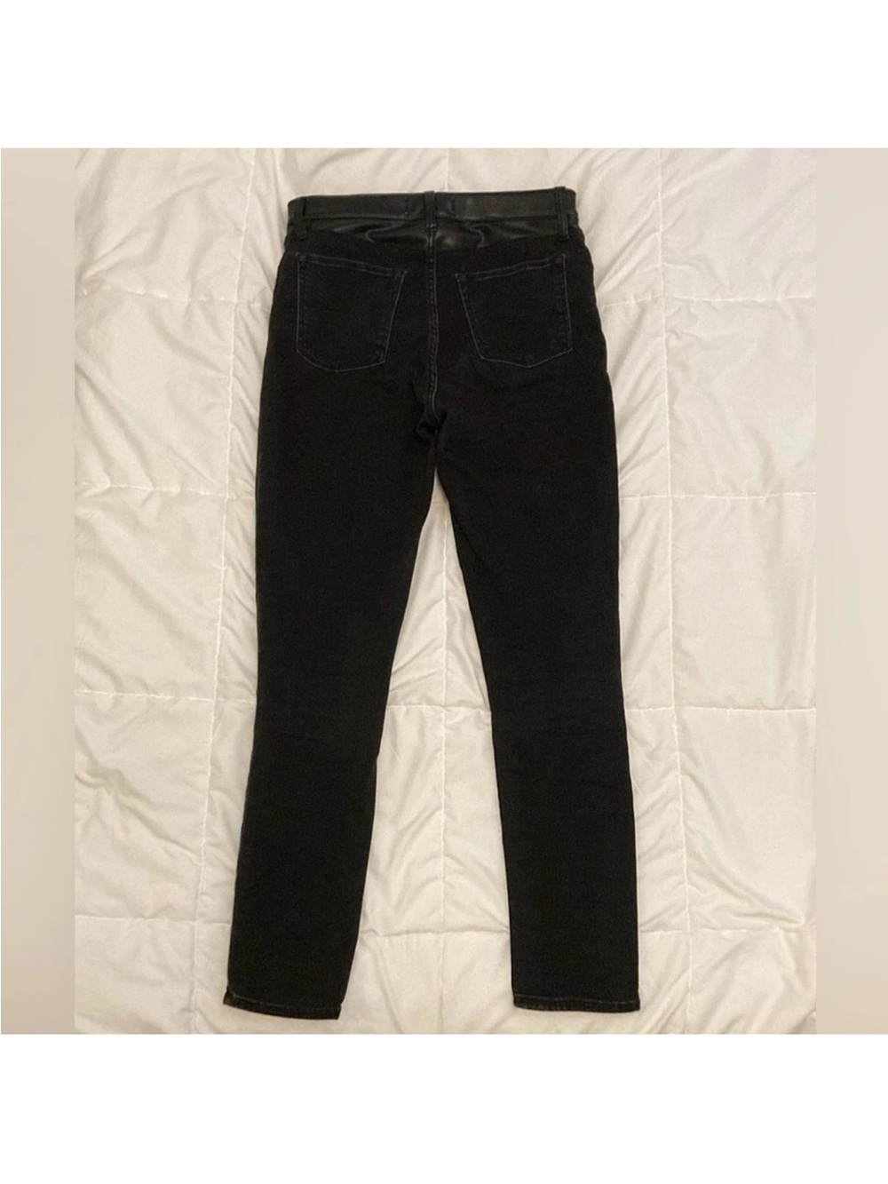 Abercrombie & Fitch Jeans Women Super Skinny Ankle High Rise Black Size 33(16L) - Picture 3 of 3